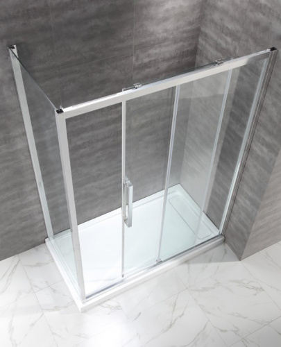 Душевой уголок CEZARES LUX-SOFT-AH-1 условн. размеры, мм:1300x1000x2000 габариты с диап. рег., мм:(1280-320)x(980-1000)x2000 шир. входа, мм:525