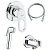 Гигиенический душ со смесителем Grohe BauLoop 124895, ручной, хром