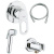 Гигиенический душ со смесителем Grohe BauLoop 124895, ручной, хром