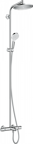 Hansgrohe 27320000 Crometta S 240 1jet, душевая система с термостатом для ванны