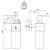 Дозатор для мыла Villeroy&Boch TVA15200700064  Никель сатинированный матовый